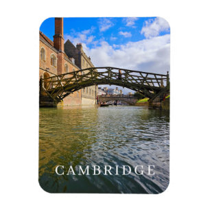 Cambridge Mathematical Bridge view fridge magnet