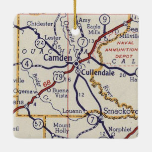 Camden AR Ceramic Ornament