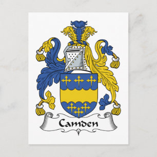 Camden Family Crest Postcard