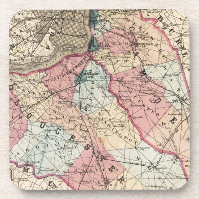 Camden, Gloucester counties, NJ Coaster (Front)