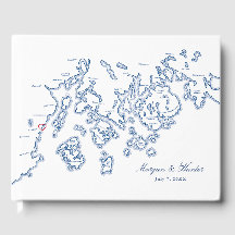 Camden Guest Book - Penobscot Bay Maine Map