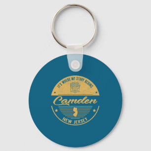 Camden New Jersey Its Where My Story Begins _1  Keychain