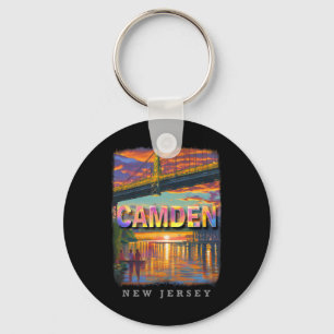 Camden New Jersey Nj Waterfront Delight Sd599  Keychain