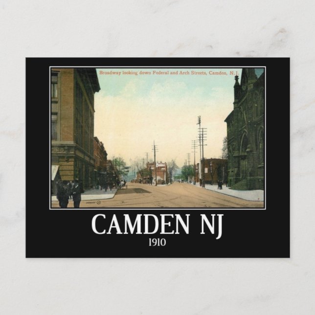 Camden, New Jersey, Vintage Postcard (Front)