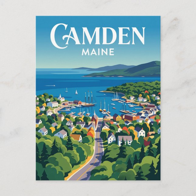 Camden USA Postcard (Front)