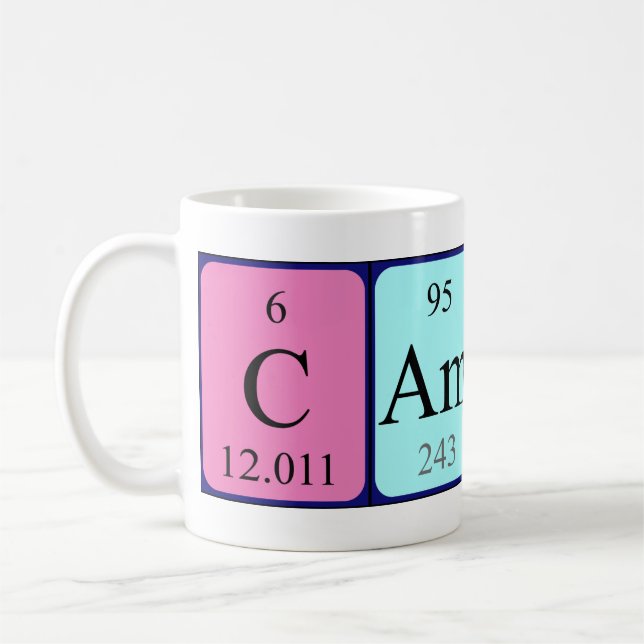 Camdyn périodique nom de table mug (Gauche)