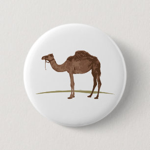 Camel 2 Inch Round Button