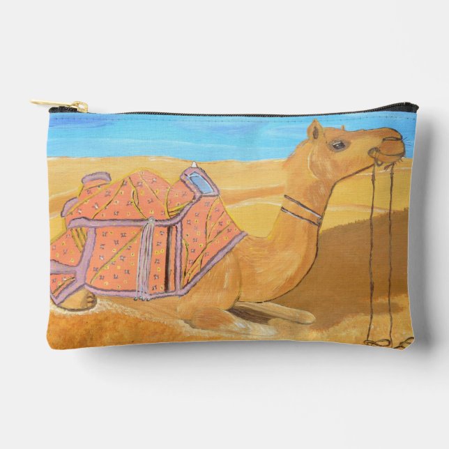 Camel  accessory pouch (Front)