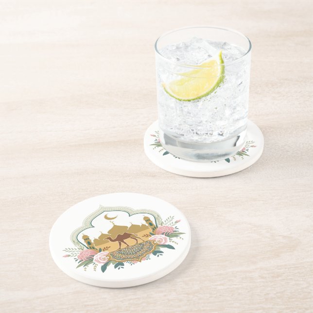 Camel and Mosque Harmony Coaster (Side)