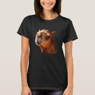 Camel Animal Distinctive Face Large Mammal Humps C T-Shirt
