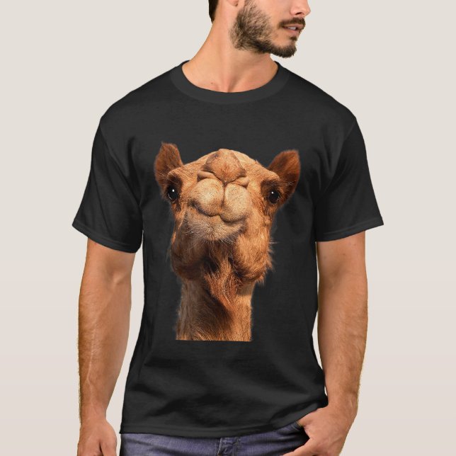 Camel Animal Face T-Shirt (Front)