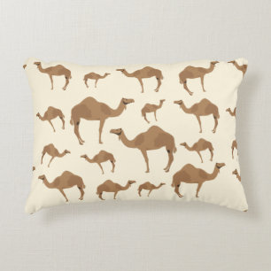 Camel Animal Pattern  Accent Pillow