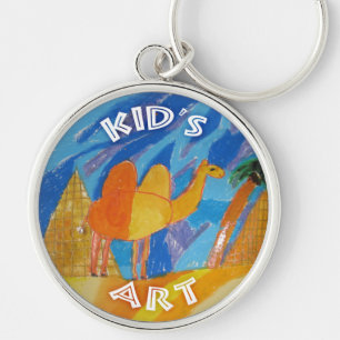 Camel Art by Kids Keychain