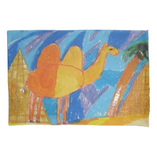 Camel Art by Kids Pillowcase