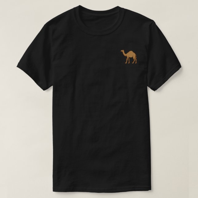 Camel at Heart Emoji Logo Customisable Camel Lover T-Shirt (Design Front)