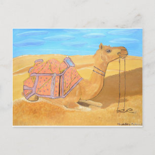 Camel birthday card 