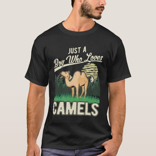 Camel Boy Dromedary Big Camel  1 T-Shirt (Front)