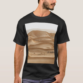 Camel caravan, Sahara sunset, Morocco T-Shirt