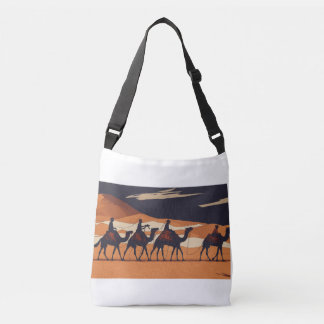 Camel Caravans in desert, Tote bag