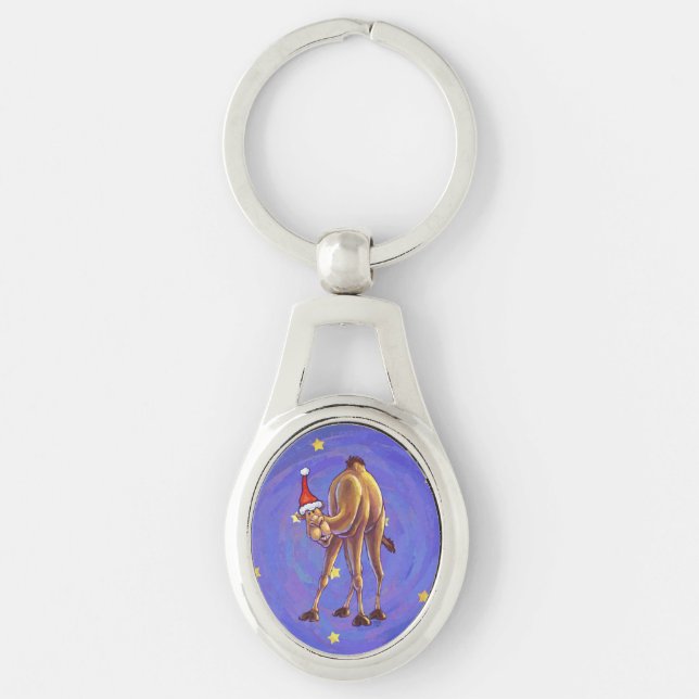 Camel Christmas Keychain (Front)