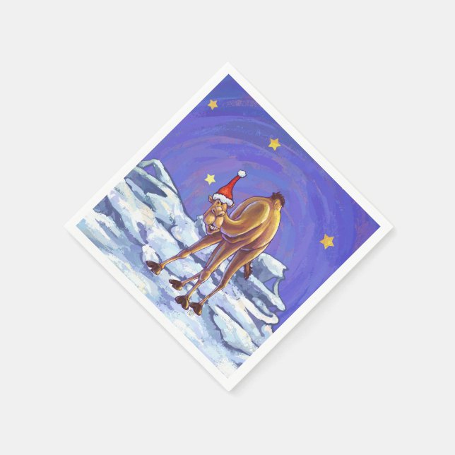 Camel Christmas Napkin (Corner)