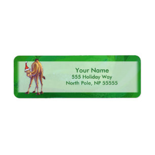 Camel Christmas On Green