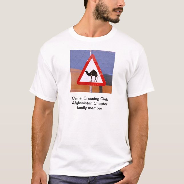 Camel Crossing Club Afghanistan Chapter family T-Shirt (Front)