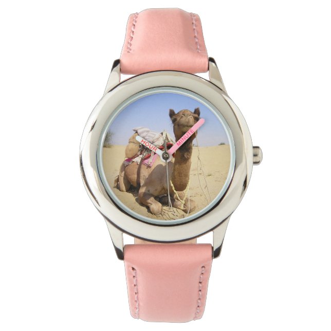 Camel Desert Middle East Peace Love Nature Destiny Watch (Front)