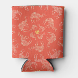 Camel Frame: Vintage Desert Map Can Cooler