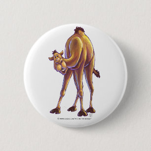 Camel Gifts & Accessories 2 Inch Round Button
