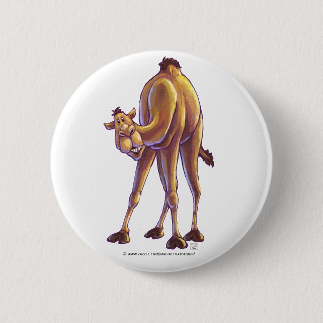 Camel Gifts & Accessories 2 Inch Round Button (Front)
