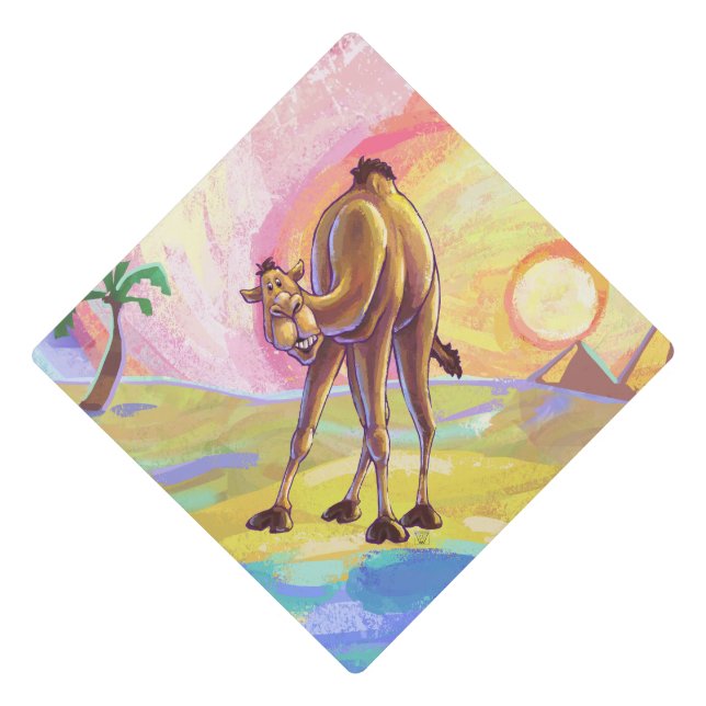 Camel Gifts & Accessories Graduation Cap Topper (Front)