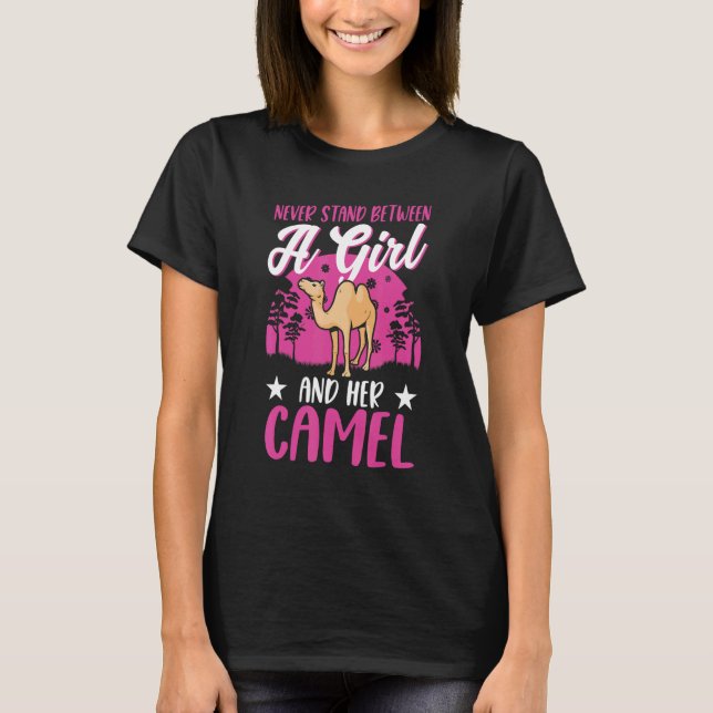 Camel Girl Dromedary Camel T-Shirt (Front)