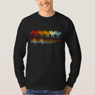 Camel Heartbea Retro Vintage Animal T-Shirt