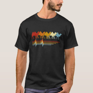 Camel Heartbea Retro Vintage Animal T-Shirt