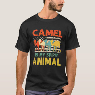 Camel Is My Spirit Animal Usa Patriotic American F T-Shirt
