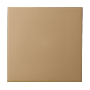Camel Late Tan Brown Solid Colour Tile