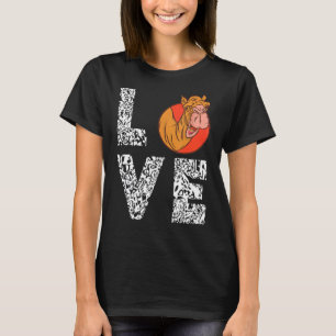 Camel Leopard Love Arabian Camel Animal Desert T-Shirt