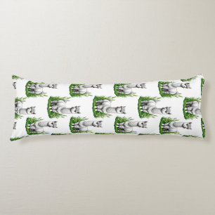 Camel llama Alpaca Pattern Design Body Pillow