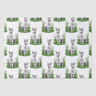 Camel llama Alpaca Pattern Design Tissue Paper
