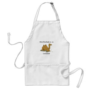 Camel Lot Humour Standard Apron