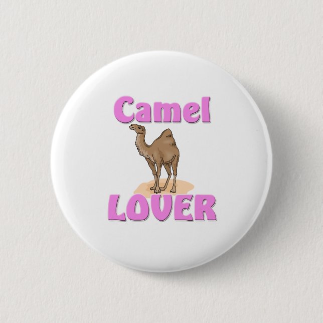 Camel Lover 2 Inch Round Button (Front)