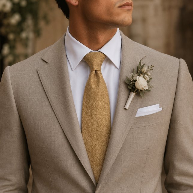 Camel Old Money Micro Weave  Tie (Creator Uploaded)