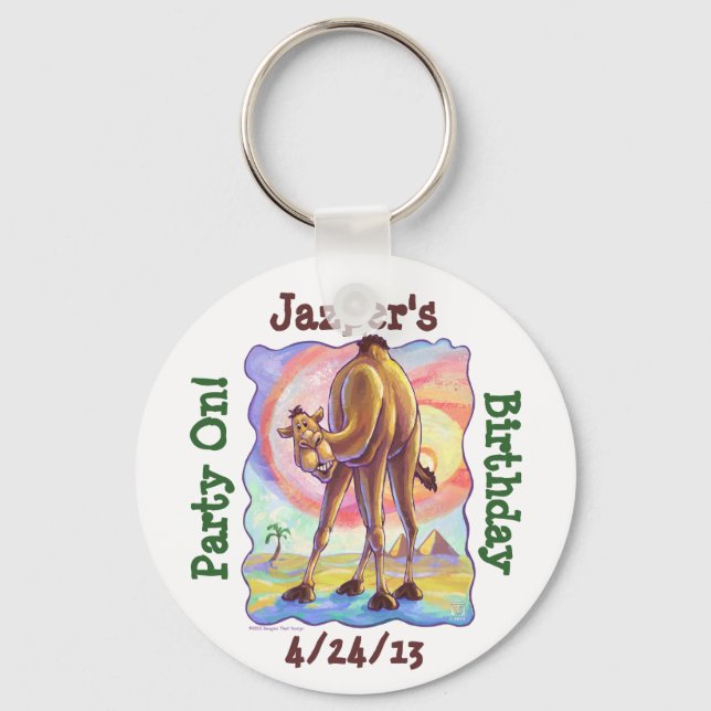 Camel Party Centre Keychain (Front)