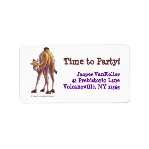 Camel Party Centre Label