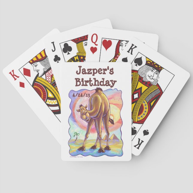 Camel Party Centre Playing Cards (Back)