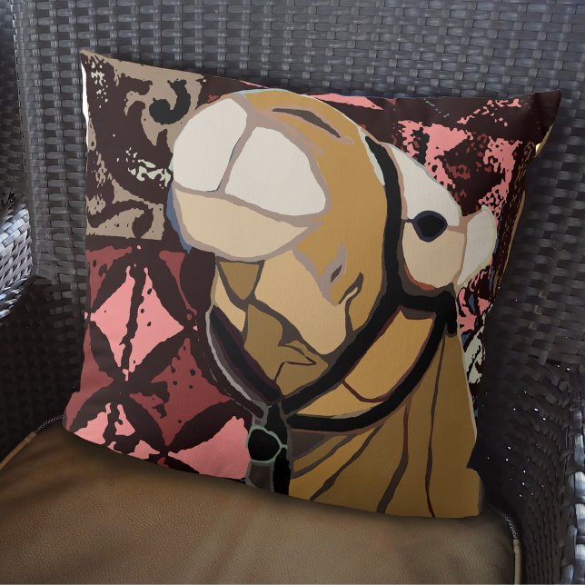 Camel Pattern  Throw Pillow (Creator Uploaded)