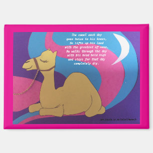 Camel poem magnet