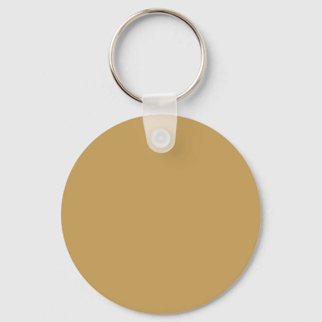 Camel-  shade of brown (solid color)  keychain (Front)