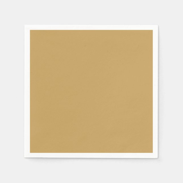 Camel-  shade of brown (solid colour)  napkin (Front)